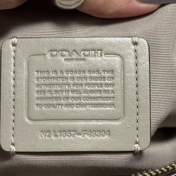 Coach Brooke chain stardust grey birch carryall bag - Picture 15 of 15